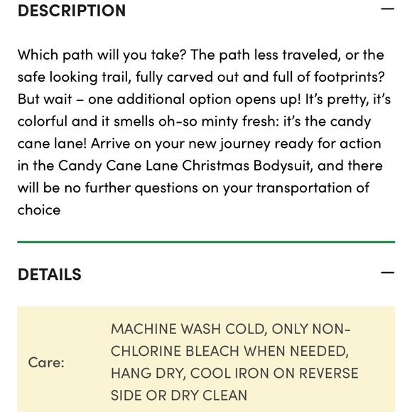 Tipsy Elves CANDY CANE LANE BODYSUIT women’s size Large - Picture 2 of 2